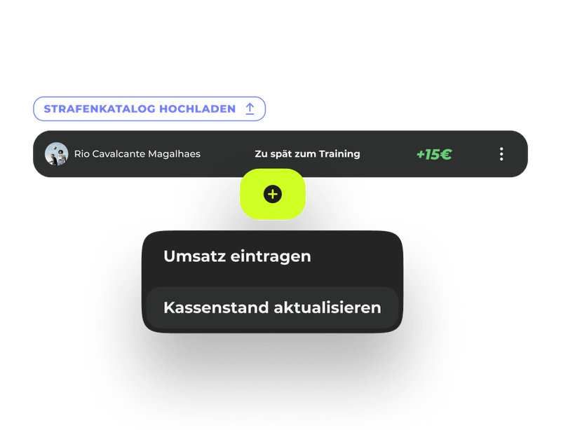 B42 Feature Mannschaftskasse inklusive Upload-Funktion für Strafenkatalog